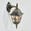 Naofe Lampe murale d´extérieur, Applique murale Or, Noir, 1 lumière