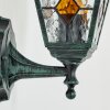 Naofe Lampe murale d´extérieur, Applique murale Vert, Noir, 1 lumière