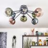 Gastor Plafonnier, Boule lumineuse 87 cm Bleu, Vert, Clair, Cuivré, 8 lumières