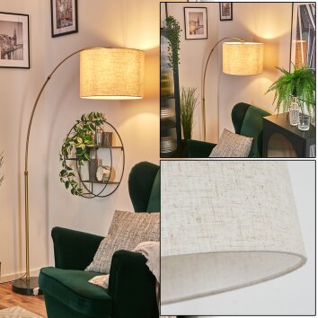 Bassagoda Lampadaire Laiton, Noir, 1 lumière Bassagoda Lampadaire Laiton, Noir, 1 lumière