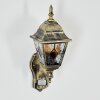 Naofe Lampe murale d´extérieur, Applique murale Or, Noir, 1 lumière, Détecteur de mouvement