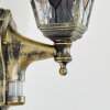 Naofe Lampe murale d´extérieur, Applique murale Or, Noir, 1 lumière, Détecteur de mouvement