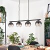 Koyoto Suspension, Boule lumineuse, Suspension Clair, Fumé, 4 lumières