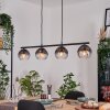 Koyoto Suspension, Boule lumineuse, Suspension Clair, Fumé, 4 lumières