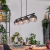 Koyoto Suspension, Boule lumineuse, Suspension Clair, Fumé, 4 lumières