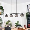 Koyoto Suspension, Boule lumineuse, Suspension Fumé, 4 lumières