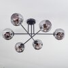 Ripoll Plafonnier, Boule lumineuse Fumé, 6 lumières Ripoll Plafonnier, Boule lumineuse Fumé, 6 lumières