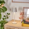 Salgadinho Lampe de table d'extérieur, Lampe à poser LED Blanc, 1 lumière