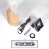 Labrujo Luminaire Up & Down, Applique murale Noir, 1 lumière