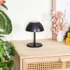 Laken Lampe de table d'extérieur, Luminaire de salle de bain, Lampe à poser LED Noir, 1 lumière