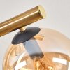 Gastor Plafonnier, Boule lumineuse Or, Noir, 10 lumières