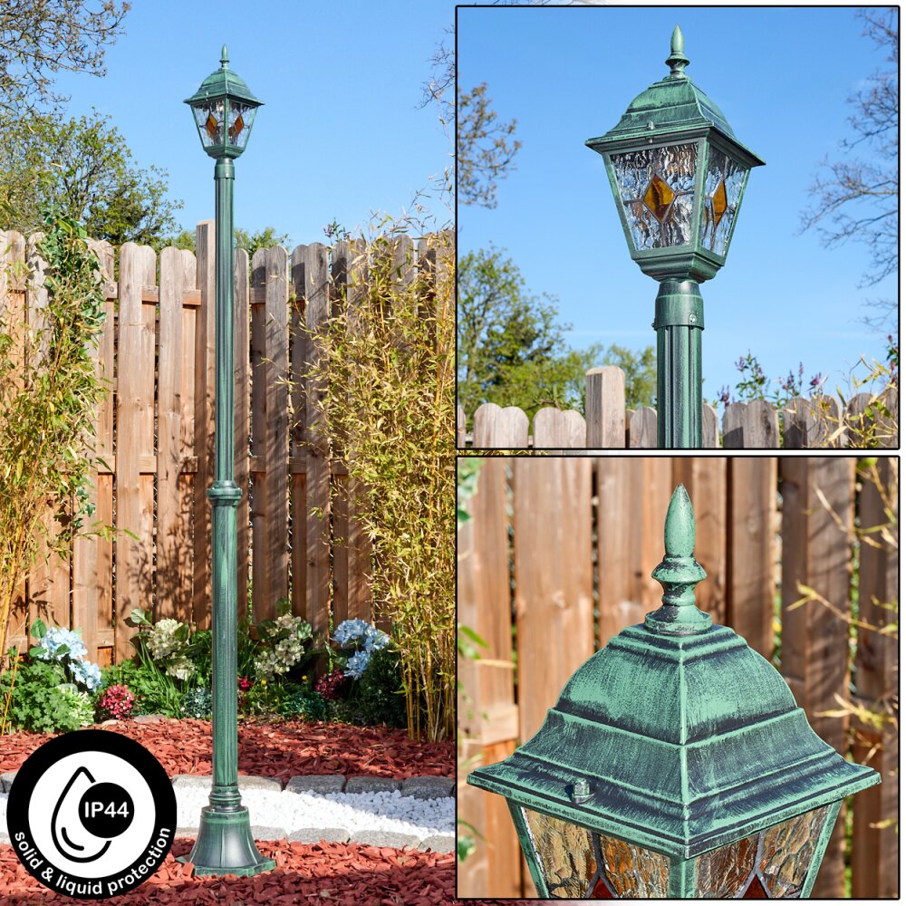 Naofe Réverbère, Eclairage de chemin Vert, Noir, 1 lumière main product photo