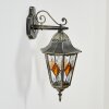 Hongkong Lampe murale d´extérieur, Applique murale Or, Noir, 1 lumière