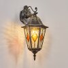 Hongkong Lampe murale d´extérieur, Applique murale Or, Noir, 1 lumière