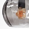 Koyoto Plafonnier, Boule lumineuse Ambre, Clair, Fumé, 8 lumières