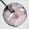 Koyoto Plafonnier, Boule lumineuse Fumé, 5 lumières