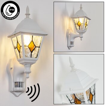 Naofe Lampe murale d´extérieur, Applique murale Blanc, 1 lumière, Détecteur de mouvement Naofe Lampe murale d´extérieur, Applique murale Blanc, 1 lumière, Détecteur de mouvement