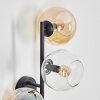 Koyoto Boule lumineuse, Applique murale Ambre, Clair, 3 lumières