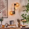 Koyoto Boule lumineuse, Applique murale Ambre, Clair, 3 lumières