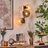 Koyoto Boule lumineuse, Applique murale Ambre, Clair, Fumé, 3 lumières