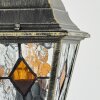 Naofe Lampe murale d´extérieur, Applique murale Brun, Or, 1 lumière