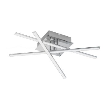 Plafonnier Eglo LASANA 1 LED Chrome, 1 lumière