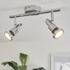 Plafonnier Morges LED Chrome, 2 lumières