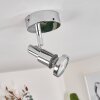 Plafonnier Morges LED Chrome, 1 lumière