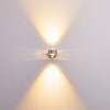 Applique Rio LED Argenté, 2 lumières