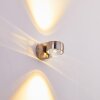 Applique Rio LED Argenté, 2 lumières