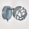 Applique murale Covane LED Gris, 1 lumière