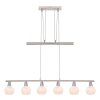 Suspension Globo OLLI Nickel mat, 6 lumières