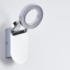 Spot mural Adel LED Chrome, 1 lumière