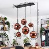 Gastor Suspension, Boule lumineuse, Suspension Cuivré, 6 lumières