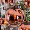 Gastor Suspension, Boule lumineuse, Suspension Clair, Cuivré, 6 lumières