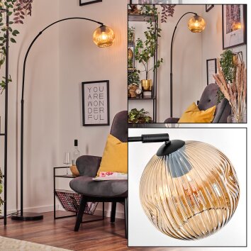 Ripoll Lampadaire, Lampadaires arc Noir, 1 lumière