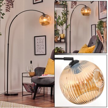 Ripoll Lampadaire, Lampadaires arc Noir, 1 lumière