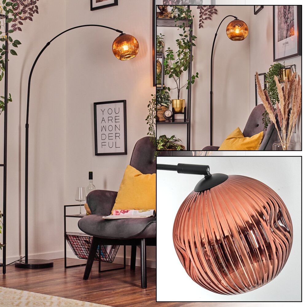 Ripoll Lampadaire Noir, 1 lumière main product photo