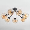 Ripoll Plafonnier, Boule lumineuse Ambre, 7 lumières
