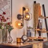 Koyoto Boule lumineuse, Applique murale Ambre, Clair, Fumé, 3 lumières