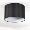 Soungou Plafonnier Noir, Blanc, 1 lumière