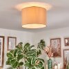 Soungou Plafonnier beige, 1 lumière