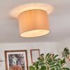 Soungou Plafonnier beige, 1 lumière