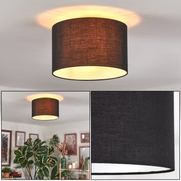 Bassagoda Plafonnier Noir, Blanc, 1 lumière Bassagoda Plafonnier Noir, Blanc, 1 lumière