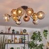 Ripoll Plafonnier, Boule lumineuse Or, Clair, Cuivré, Fumé, 10 lumières