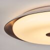 Goran Plafonnier, Panel LED Noir, Blanc, 1 lumière, Télécommandes
