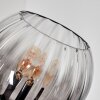 Koyoto Boule lumineuse, Lampadaire Ambre, Clair, Fumé, 3 lumières
