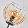 Koyoto Boule lumineuse, Lampadaire Ambre, Clair, Fumé, 3 lumières