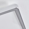 Simonstorp Plafonnier, Panel LED Argenté, Blanc, 1 lumière