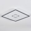 Simonstorp Plafonnier, Panel LED Argenté, Blanc, 1 lumière
